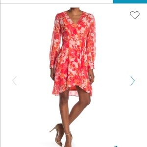 Calvin Klein floral Long sleeve dress